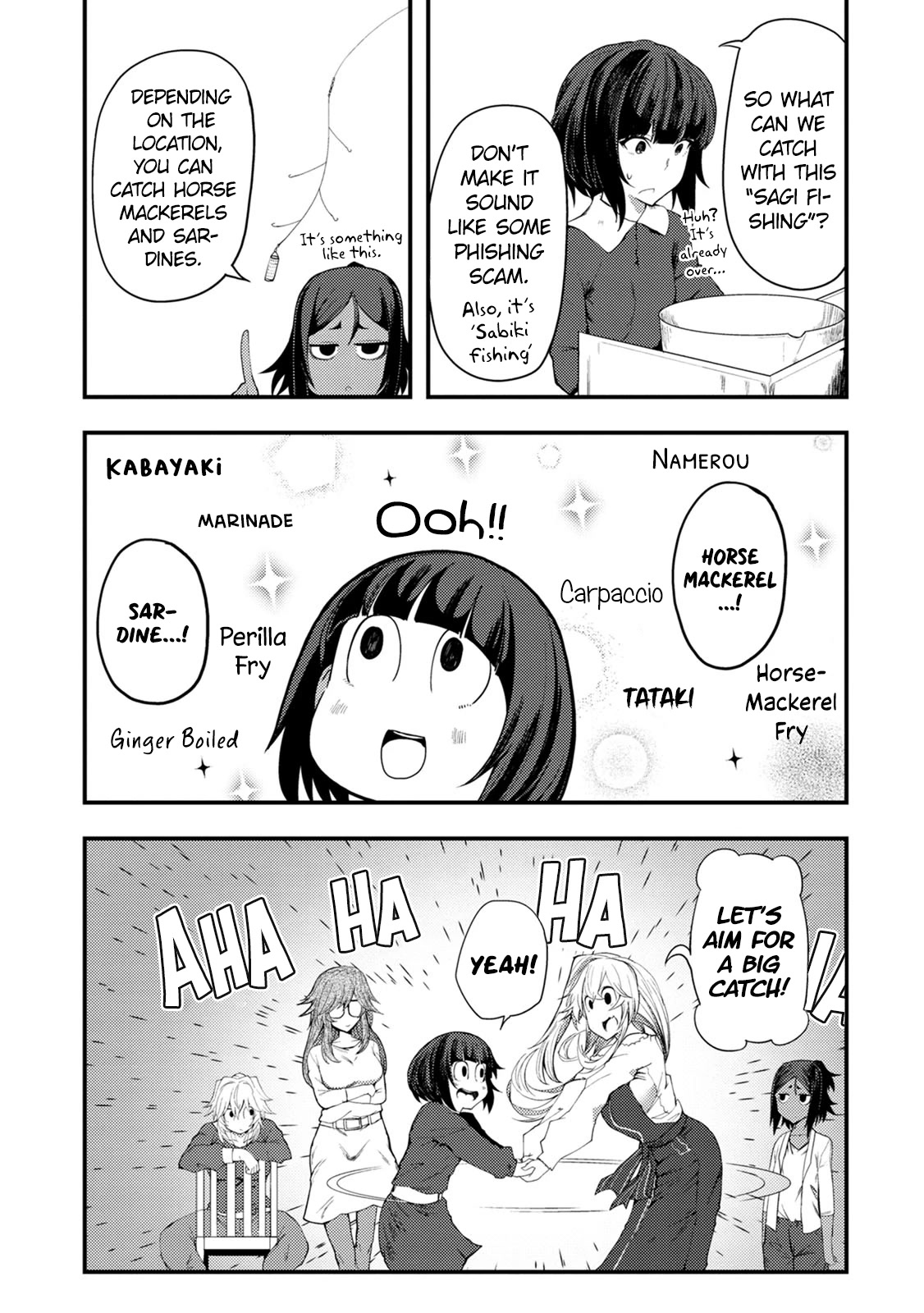 Kawasemi's Fishing and Cooking chapter 8 page 31