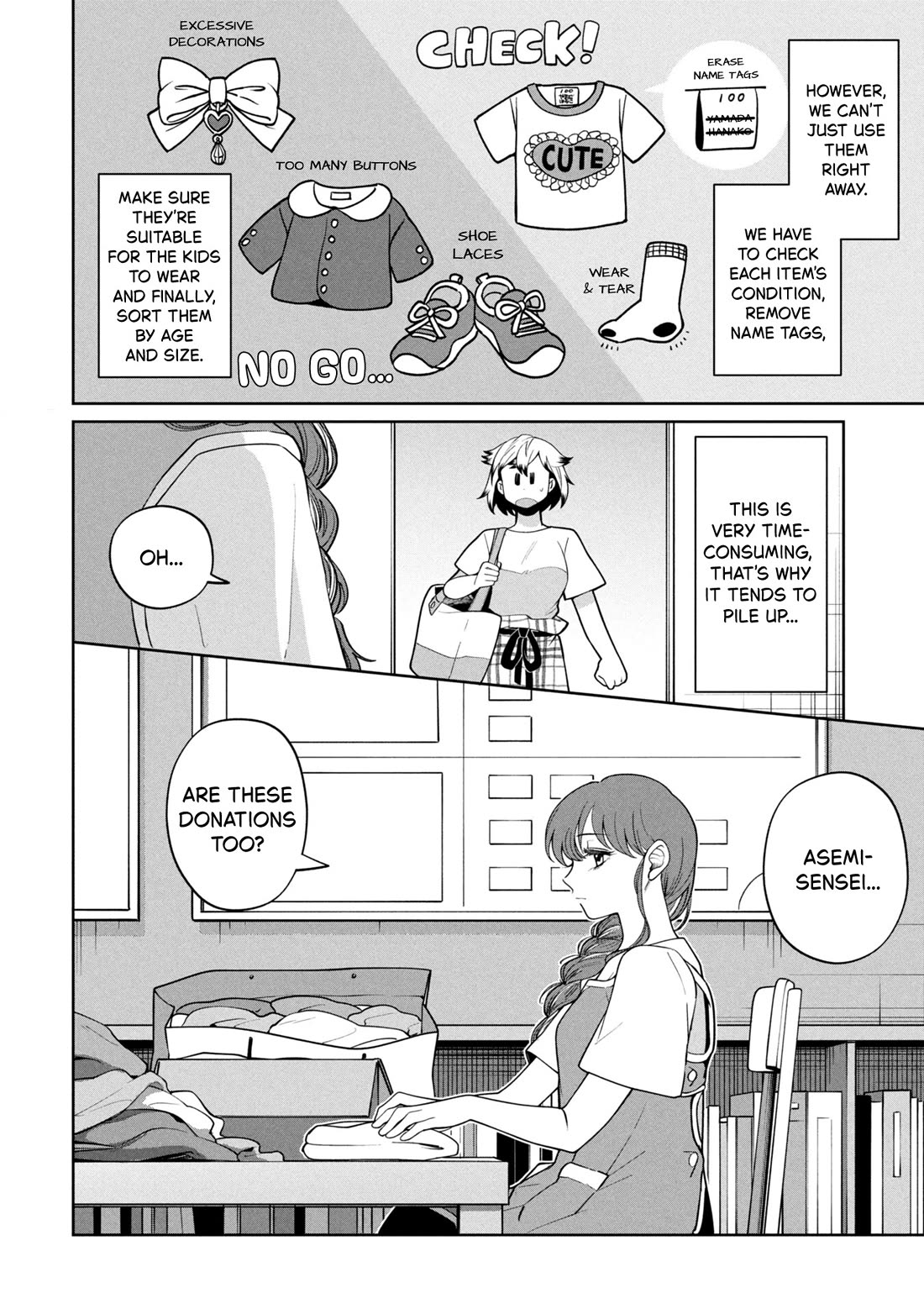 Kaya-chan isn't scary chapter 50 page 6