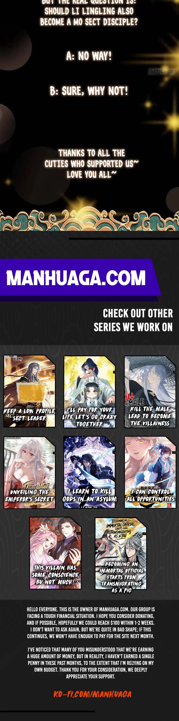 Keep A Low Profile, Sect Leader chapter 459 page 32