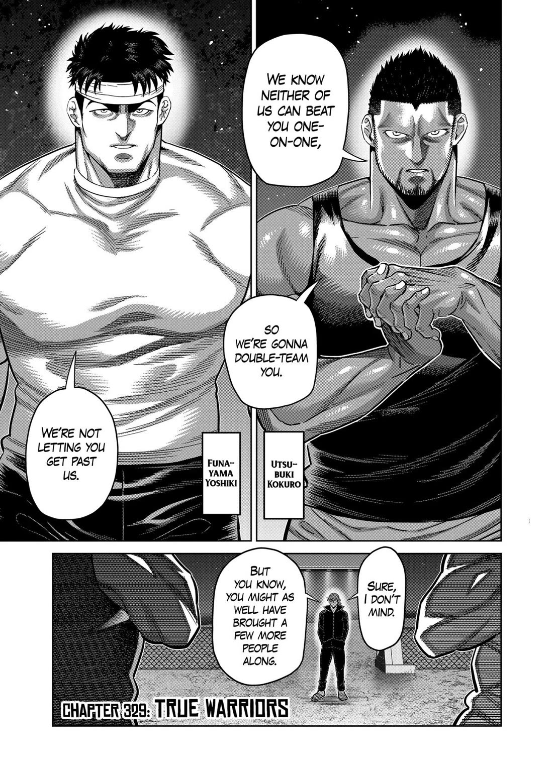 Kengan Omega chapter 329 page 1