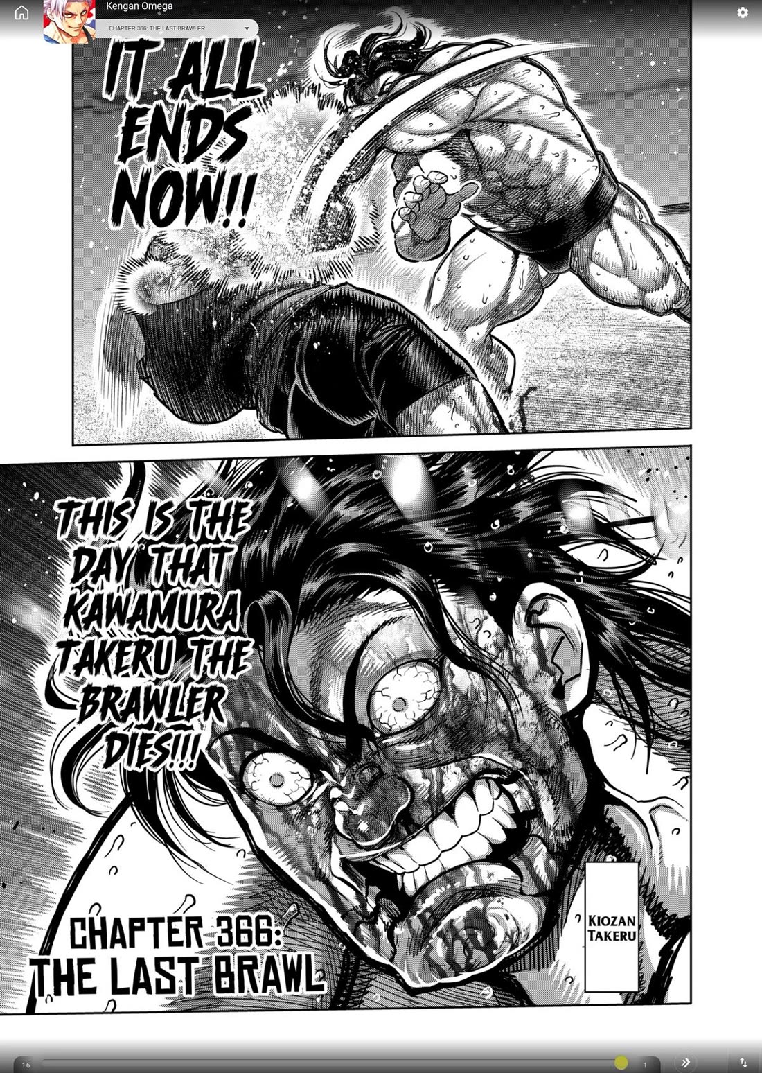 Kengan Omega chapter 366 page 1