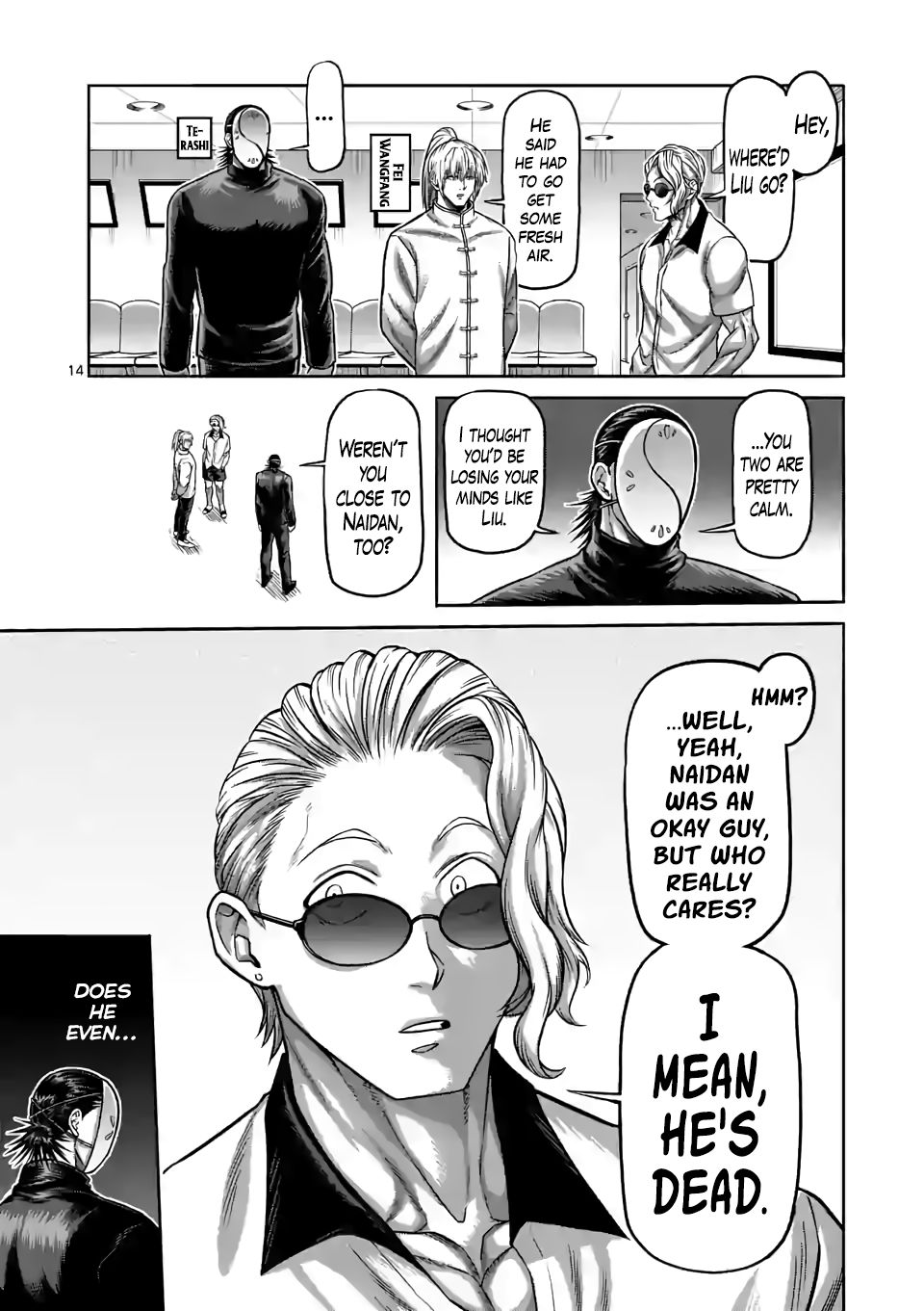 Kengan Omega chapter 88 page 14