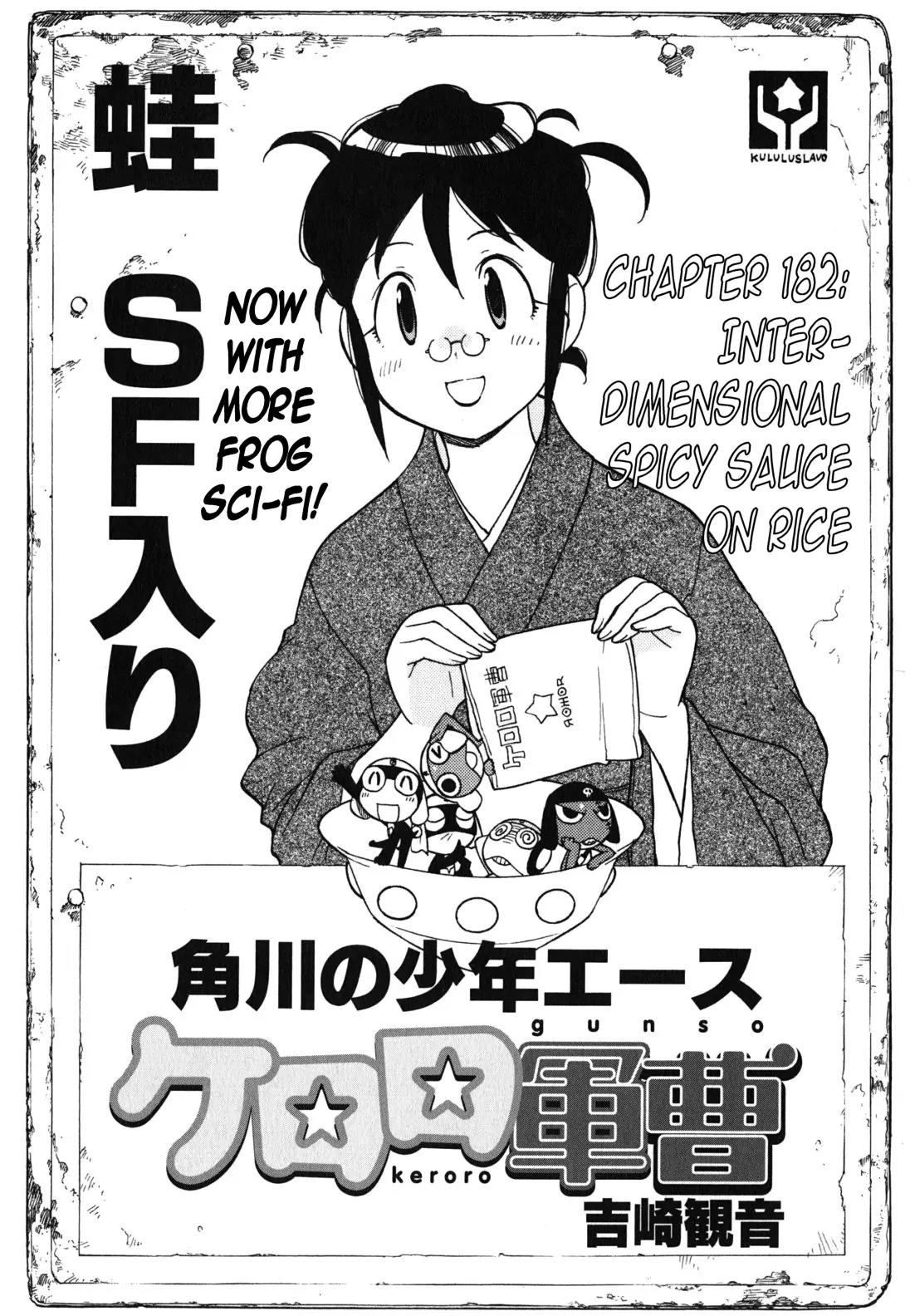 Keroro Gunsou chapter 182 page 1