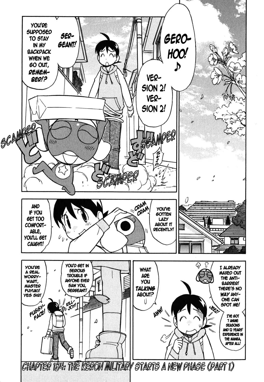 Keroro Gunsou chapter 184 page 1