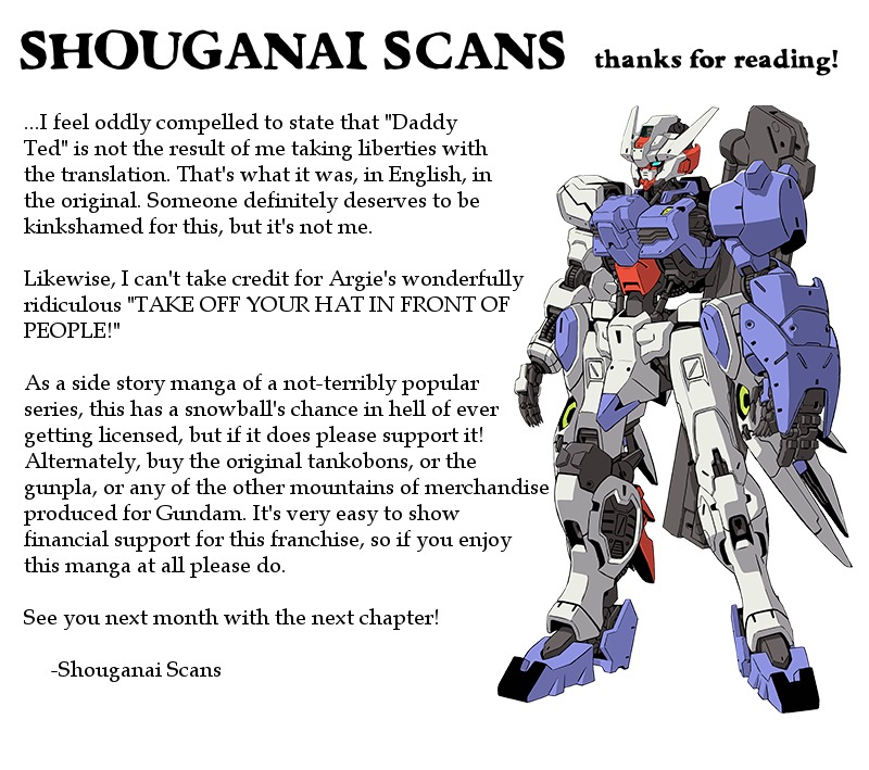 Kidou Senshi Gundam - Tekketsu no Orphans Gekkou chapter 1 page 36