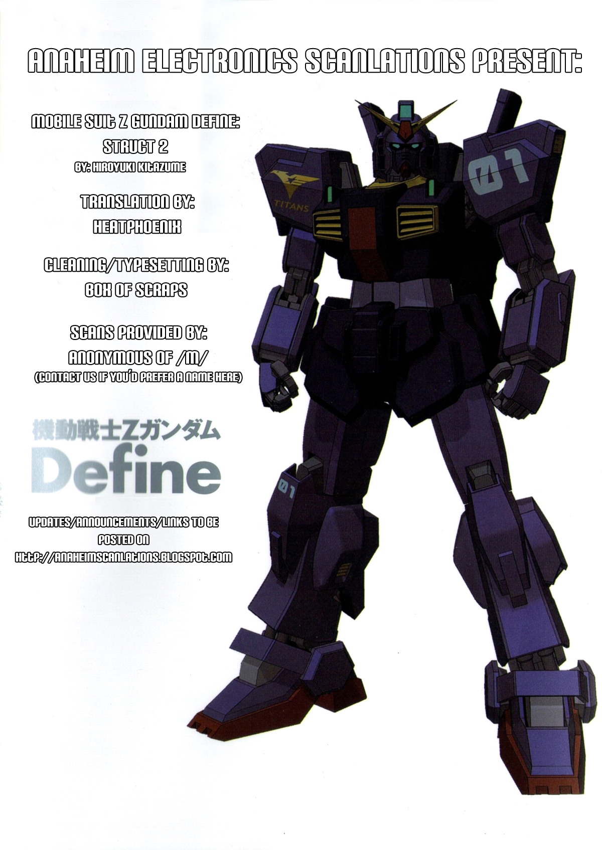 Kidou Senshi Z Gundam Define chapter 108 page 1