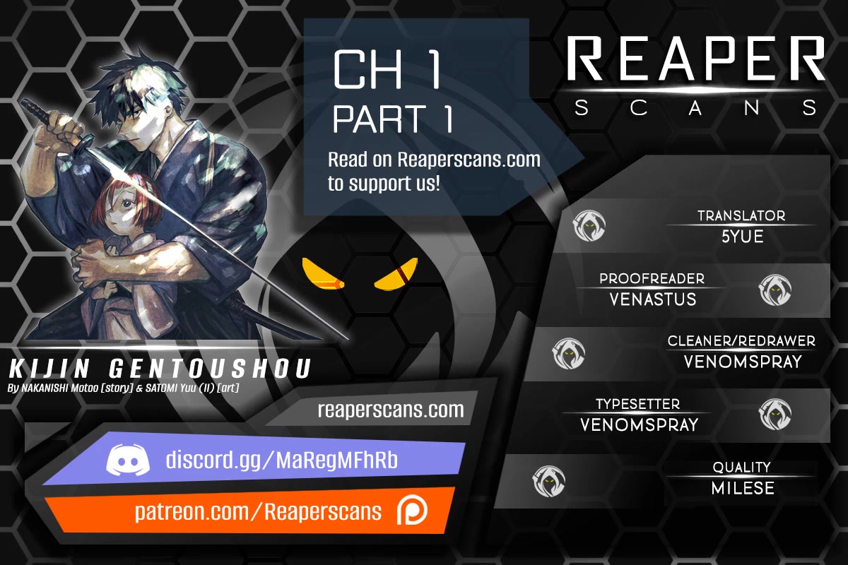 Kijin Gentoushou chapter 1 page 1