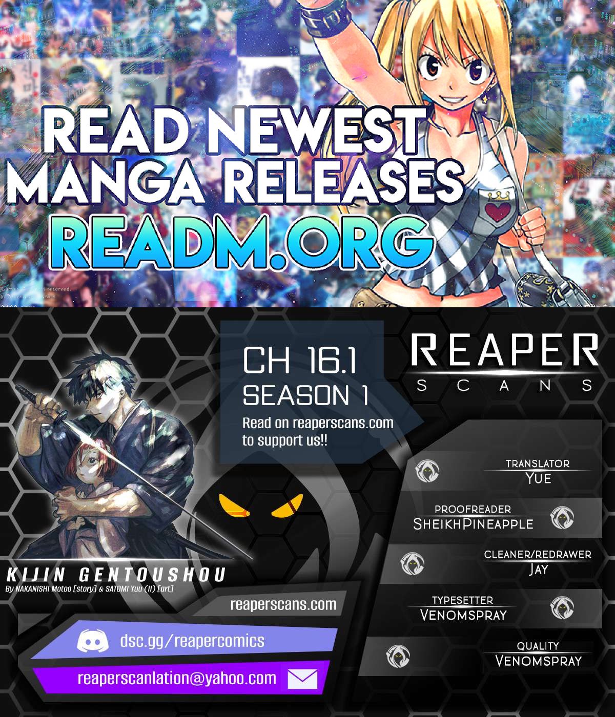 Kijin Gentoushou chapter 16 page 1