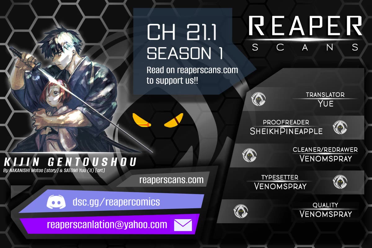 Kijin Gentoushou chapter 21 page 1
