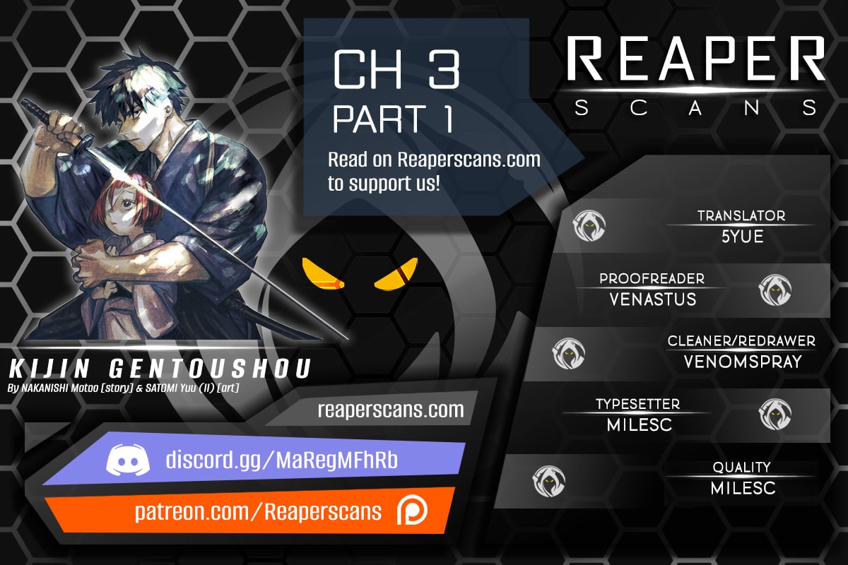 Kijin Gentoushou chapter 3 page 1