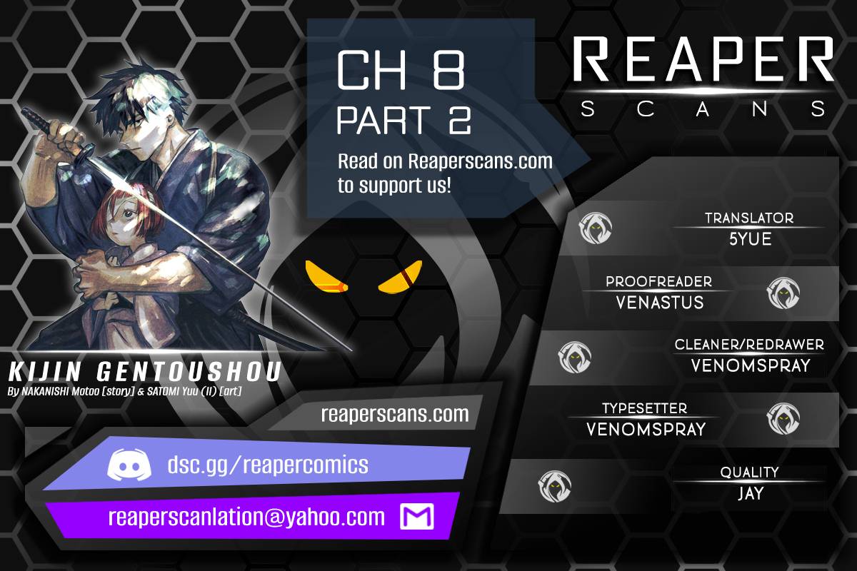 Kijin Gentoushou chapter 8.2 page 1