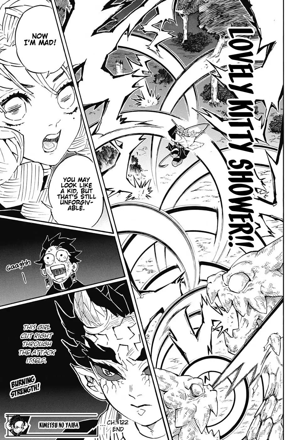 Kimetsu no Yaiba chapter 122 page 18
