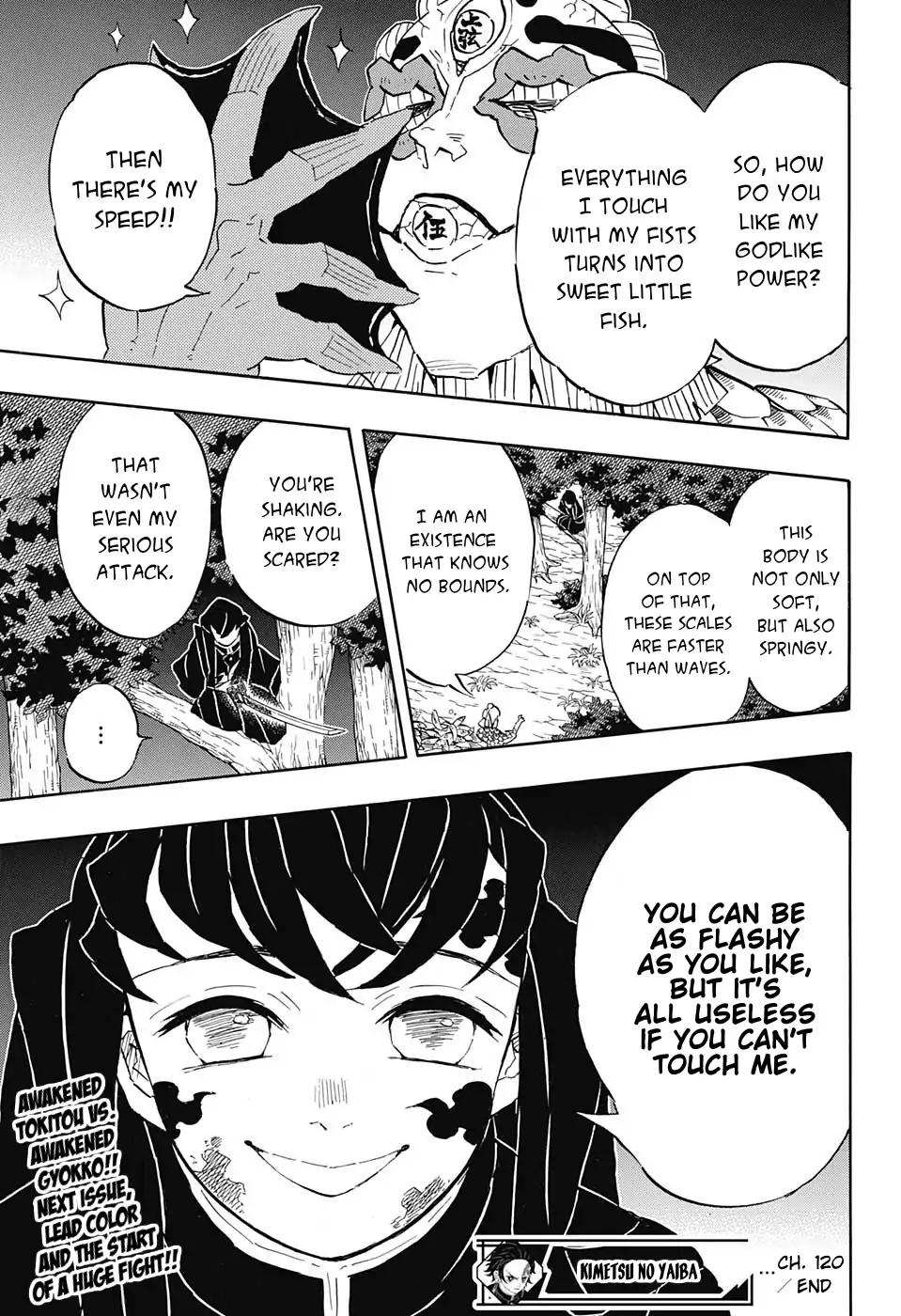 Kimetsu no Yaiba chapter 120 page 16