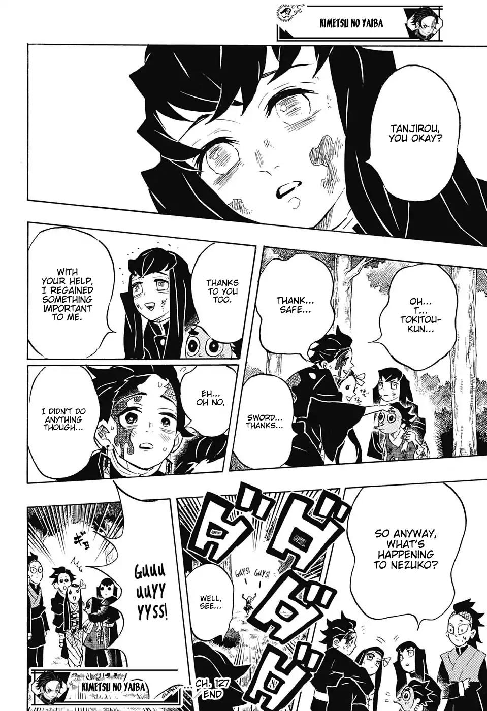 Kimetsu no Yaiba chapter 127 page 17