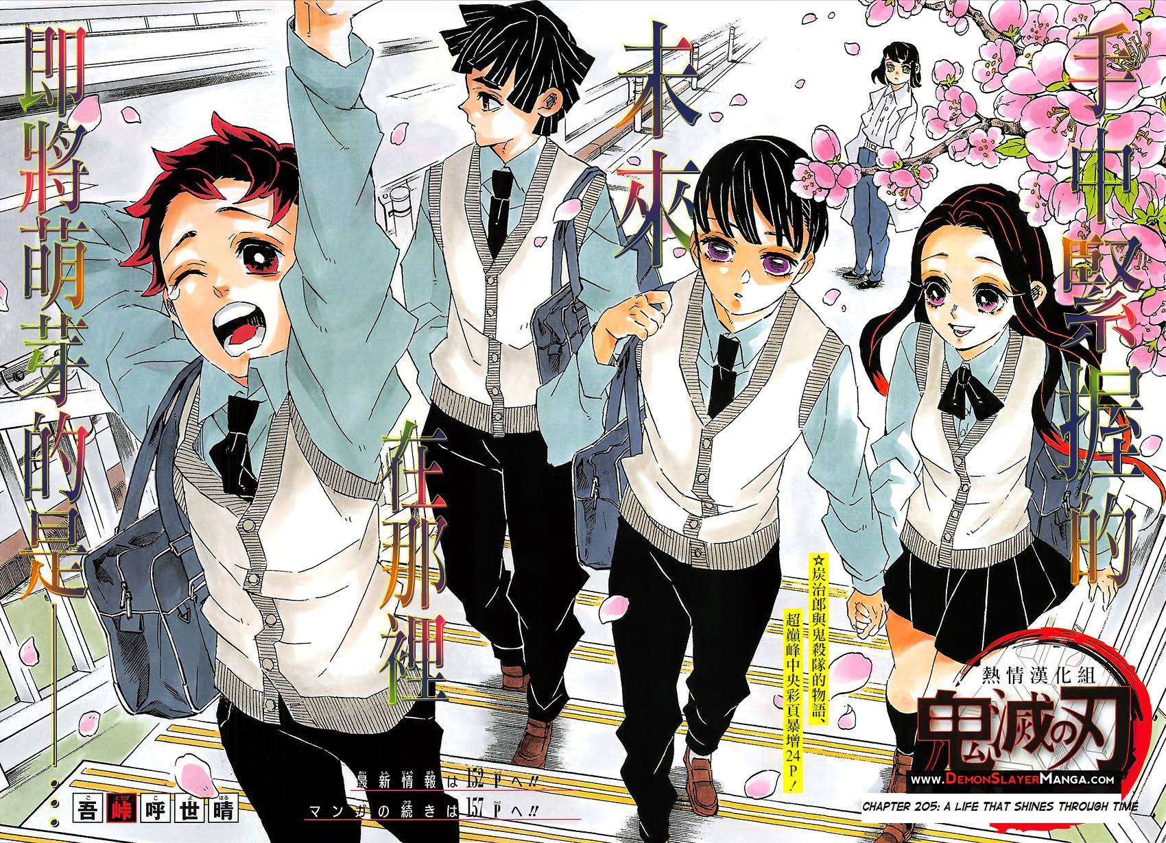 Kimetsu no Yaiba chapter 205 page 1