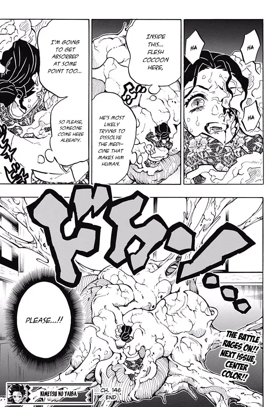 Kimetsu no Yaiba chapter 146 page 18