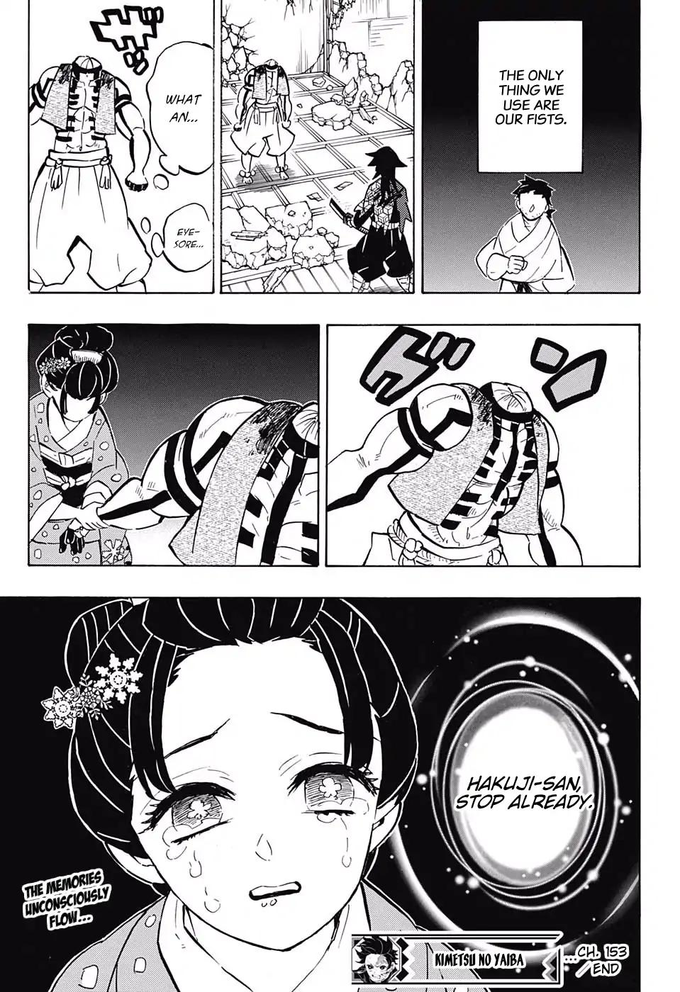Kimetsu no Yaiba chapter 153 page 18