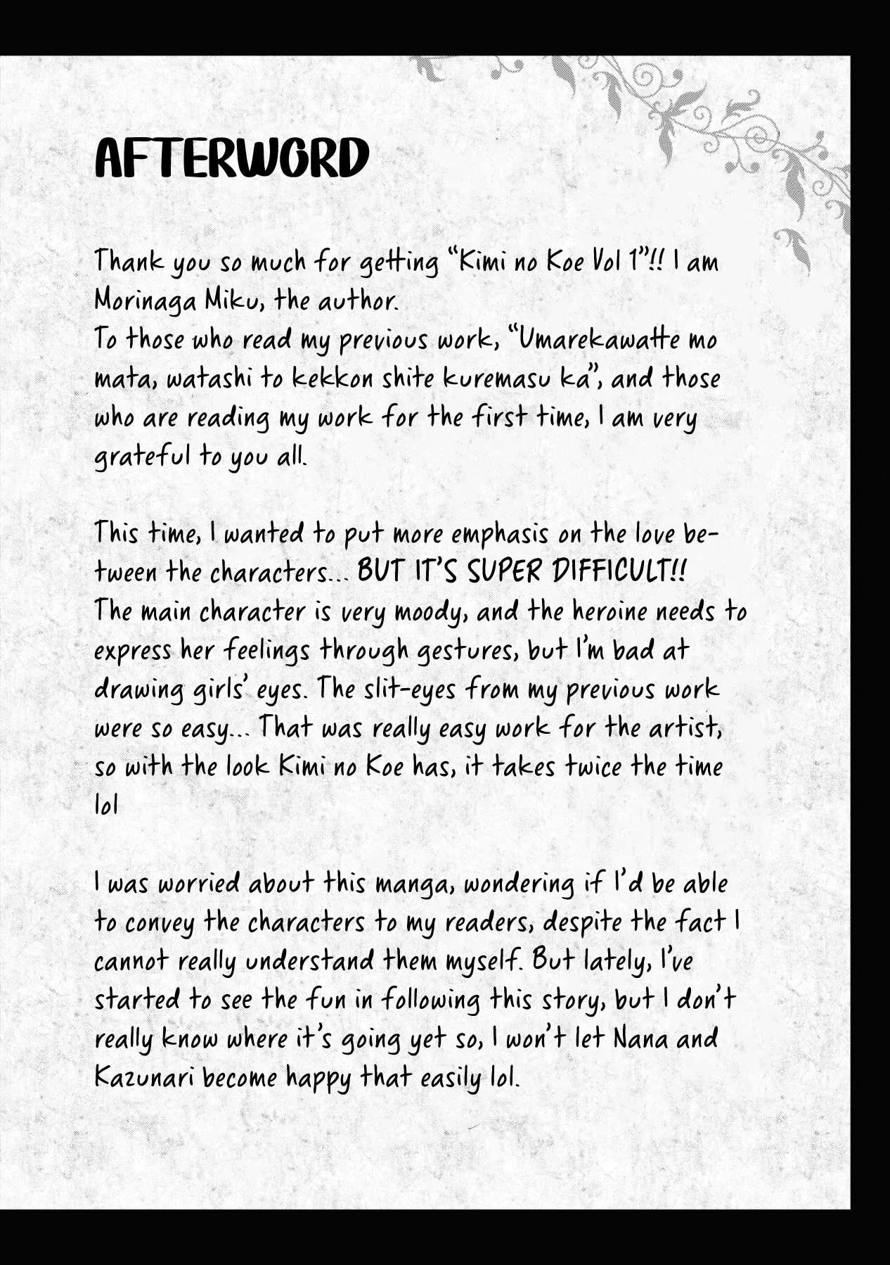 Kimi no Koe chapter 5.5 page 5