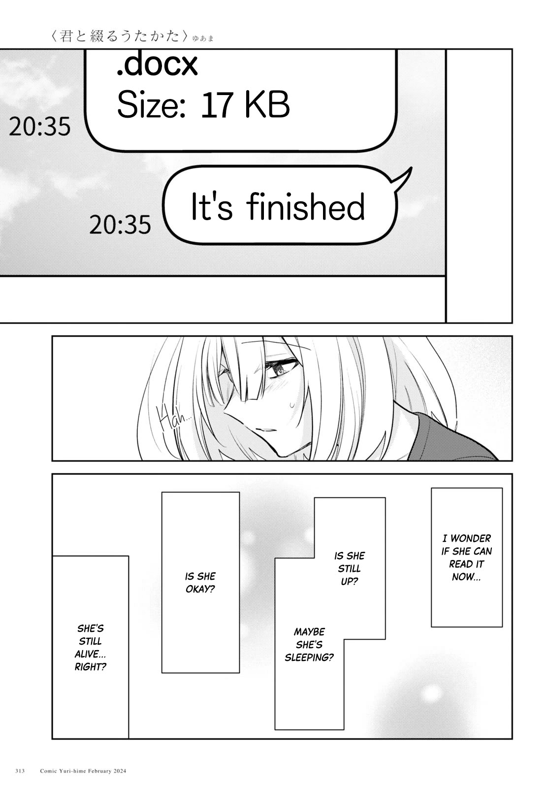 Kimi to Tsuzuru Utakata chapter 31 page 36