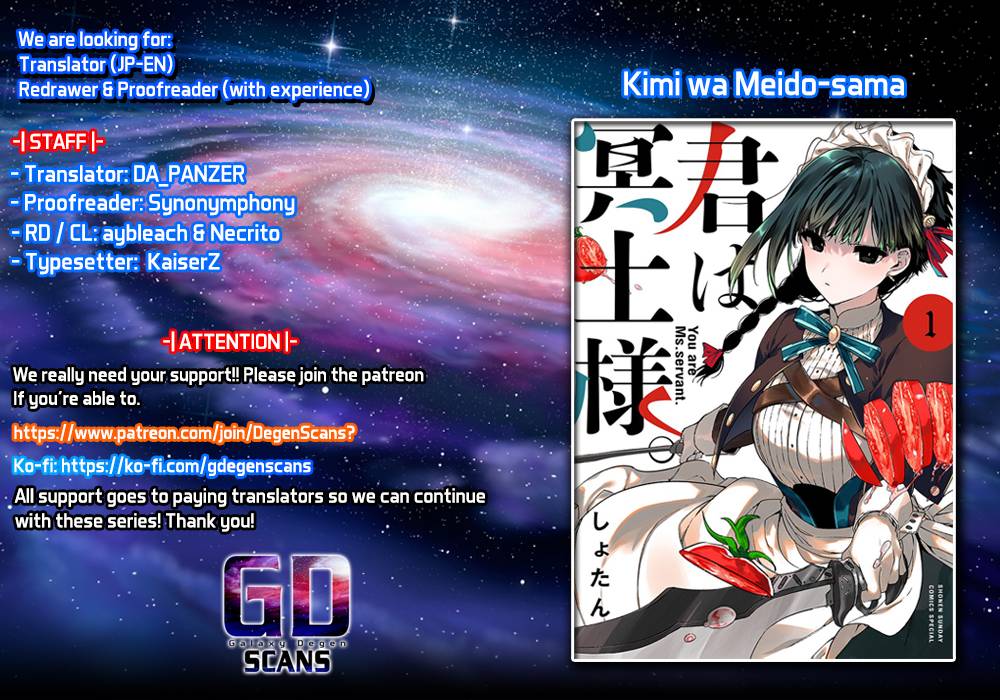 Kimi wa Meido-sama chapter 27 page 1