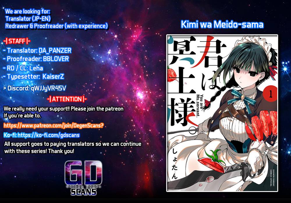 Kimi wa Meido-sama chapter 35 page 1