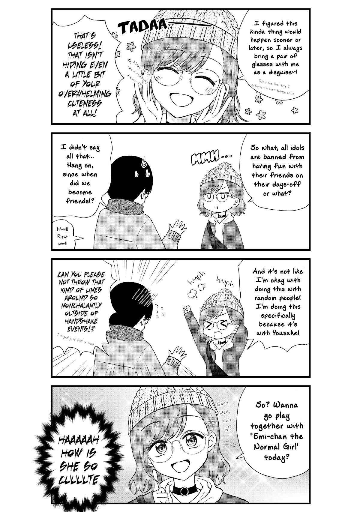 KimoOta, Idol Yarutteyo chapter 54.5 page 4