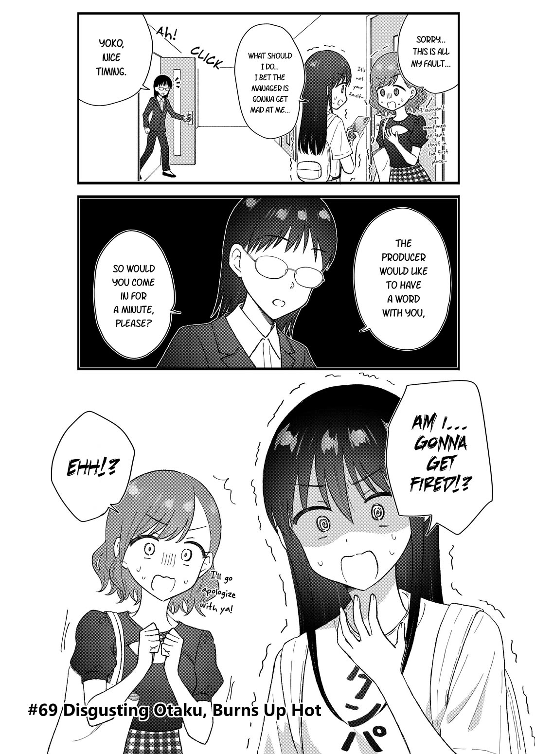 KimoOta, Idol Yarutteyo chapter 69 page 8