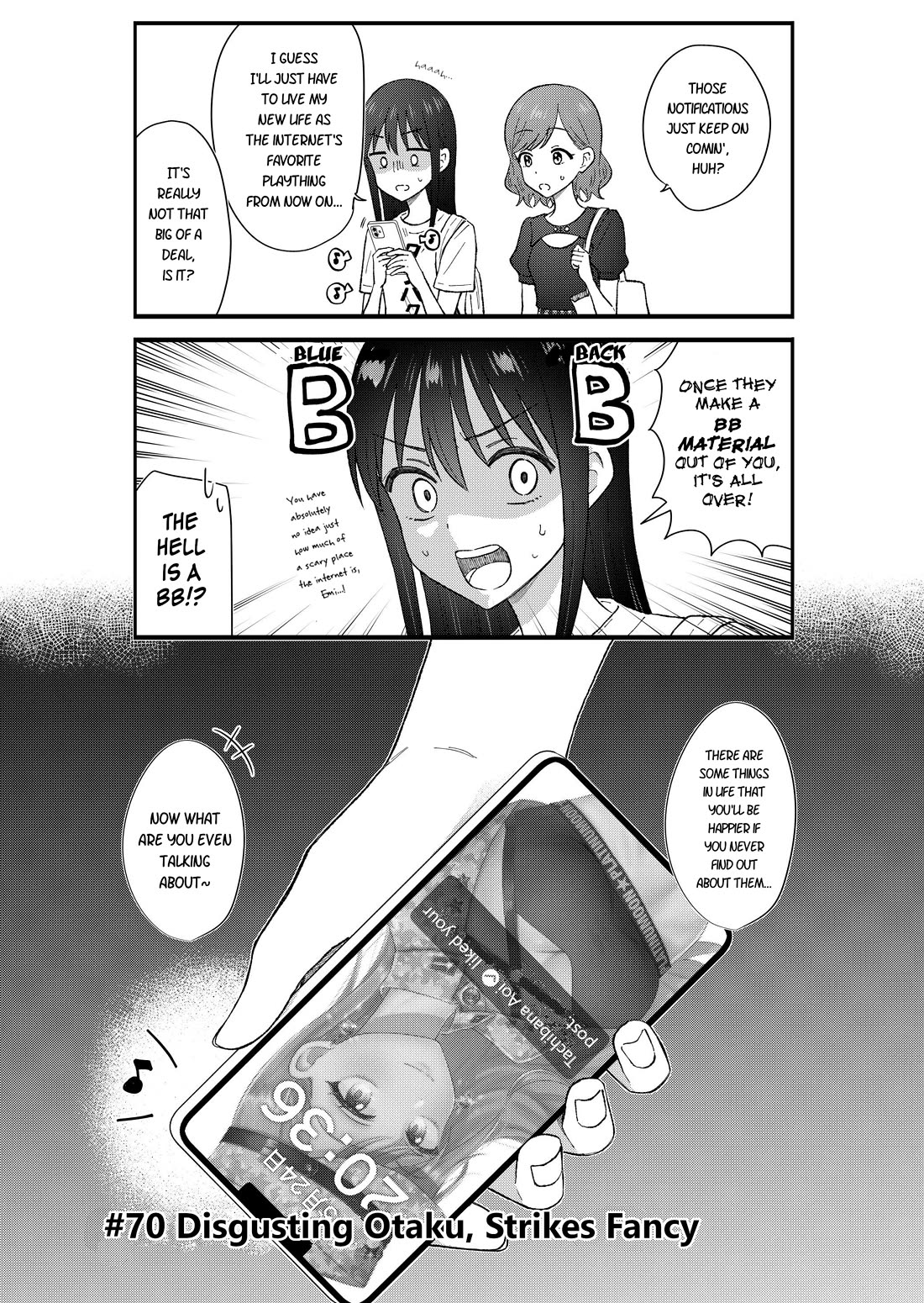 KimoOta, Idol Yarutteyo chapter 70 page 7