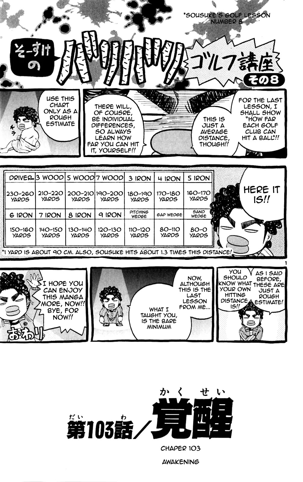 King Golf chapter 103 page 1