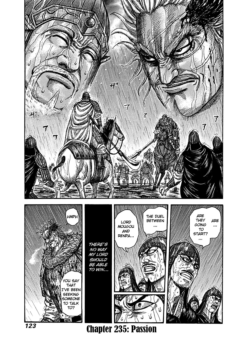 Kingdom chapter 235 page 1