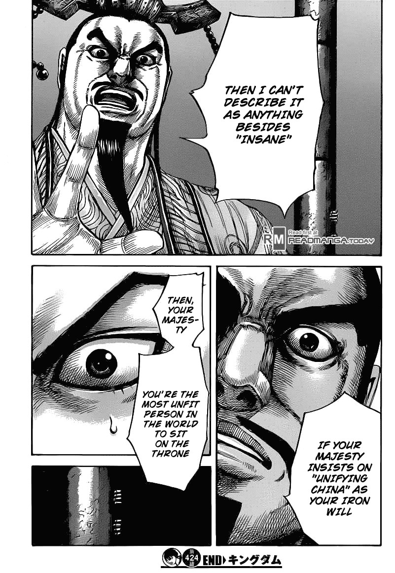 Kingdom chapter 424 page 19