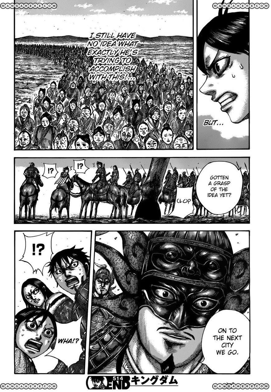 Kingdom chapter 514 page 18