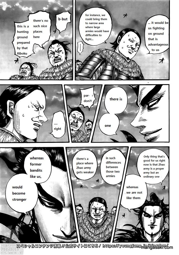 Kingdom chapter 726 page 1