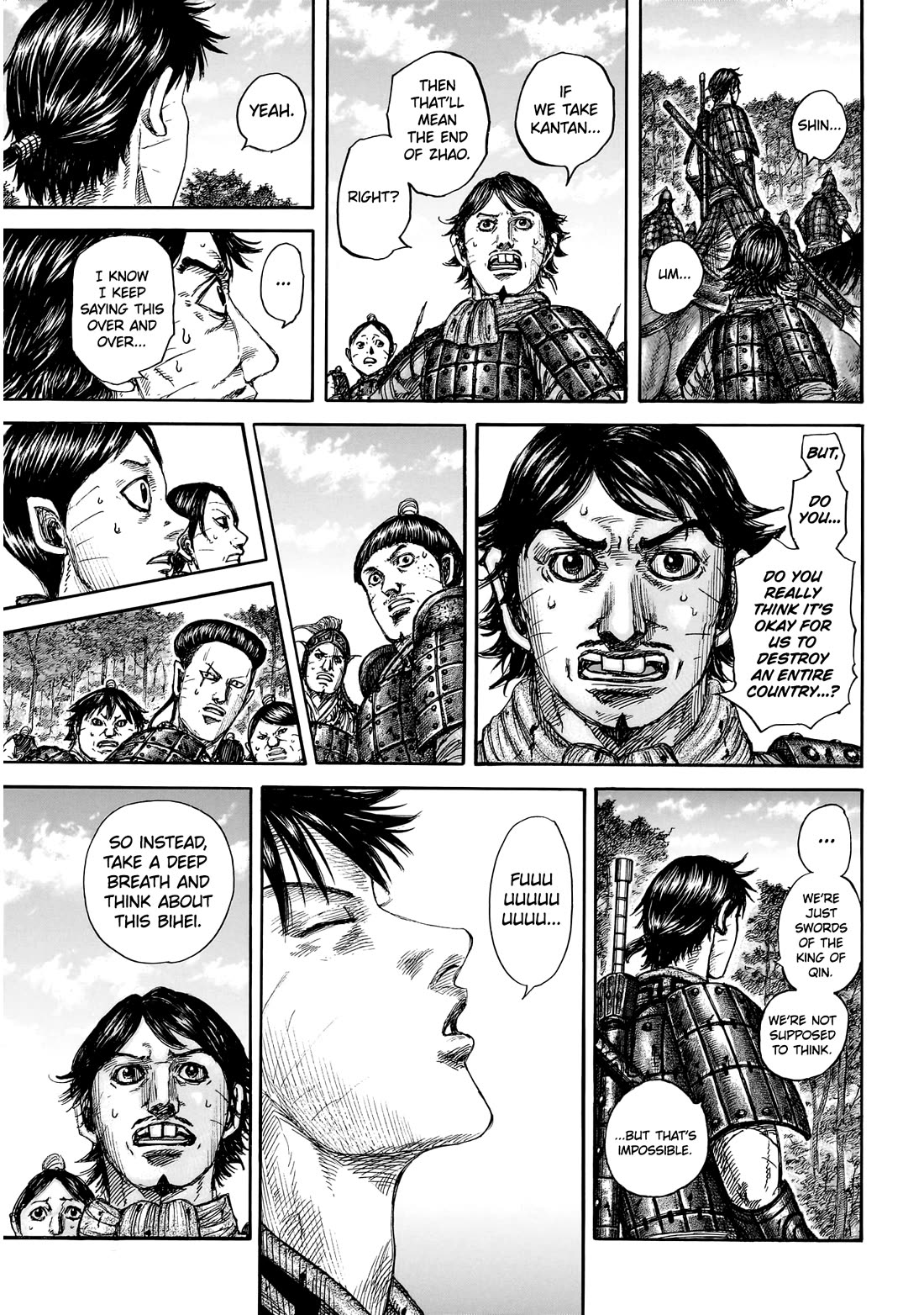 Kingdom chapter 876 page 17