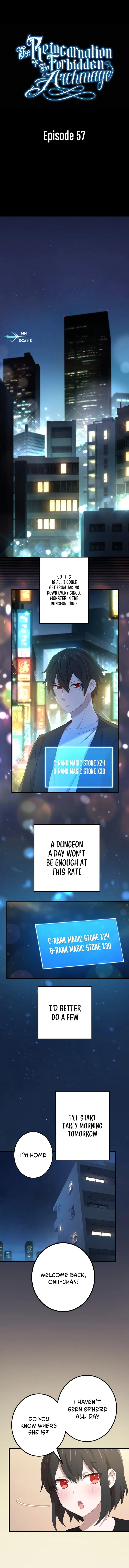 Kinki no Tensei Daimadoushi ~Munou kara Level Up de Saikyou ni~ chapter 57 page 1