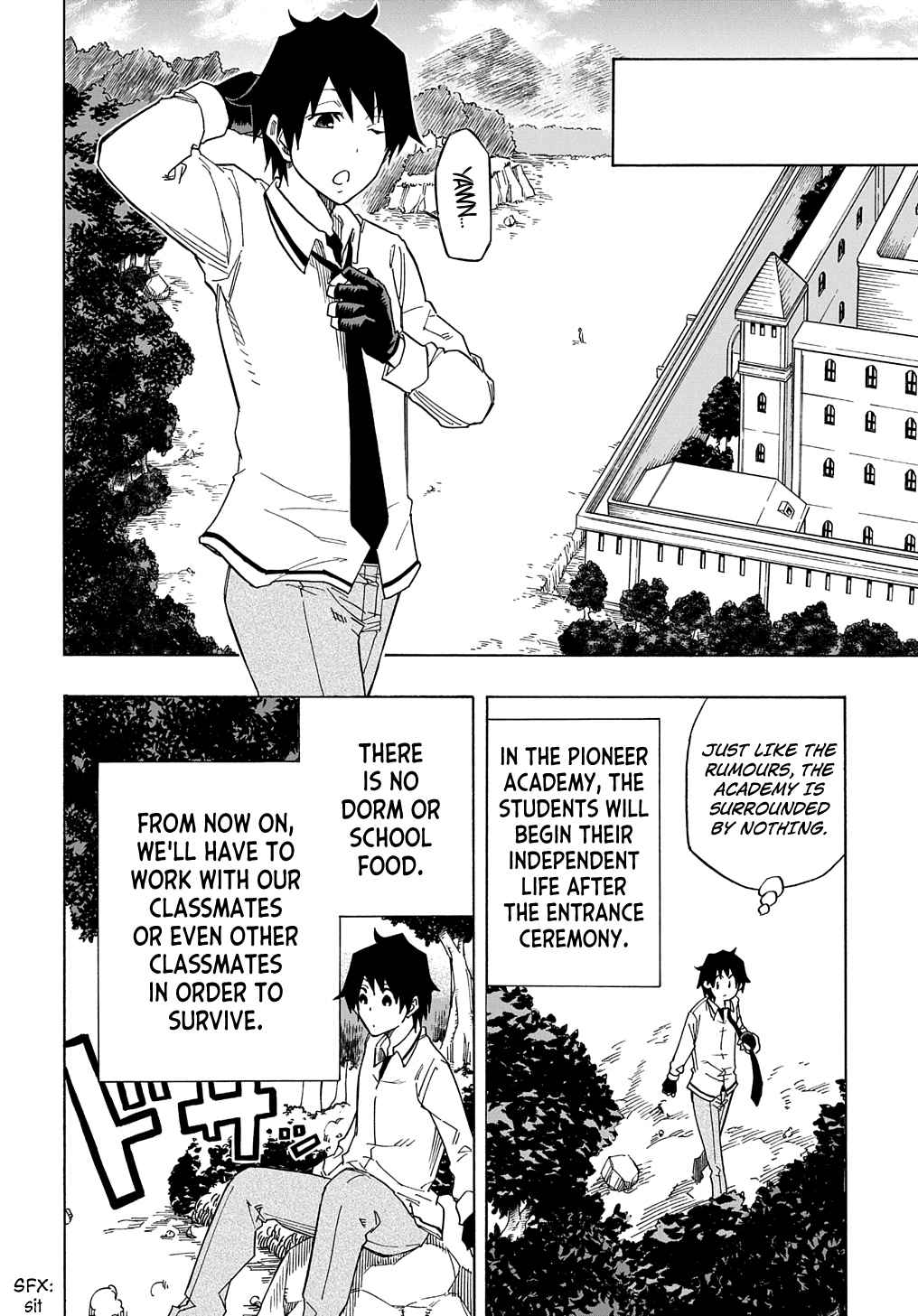 Kiyoubinbou, Jou wo Tateru – Kaitaku Gakuen no Rettousei na no ni, Joukyuu-shoku no Skill to Mahou ga Subete Tsukaemasu @COMIC chapter 1 page 32