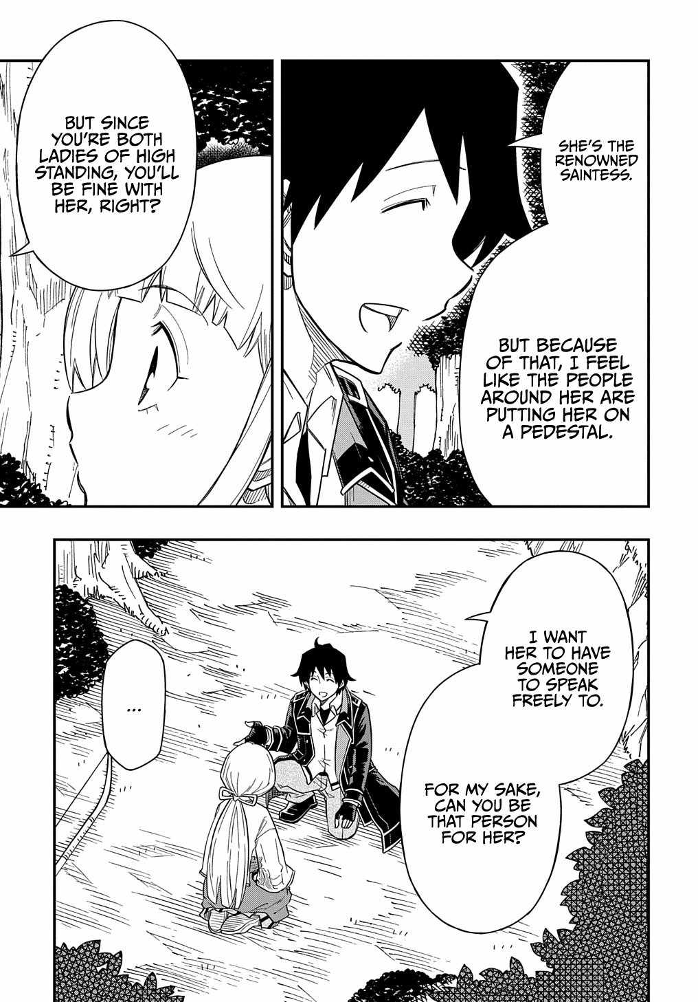 Kiyoubinbou, Jou wo Tateru – Kaitaku Gakuen no Rettousei na no ni, Joukyuu-shoku no Skill to Mahou ga Subete Tsukaemasu @COMIC chapter 13 page 11