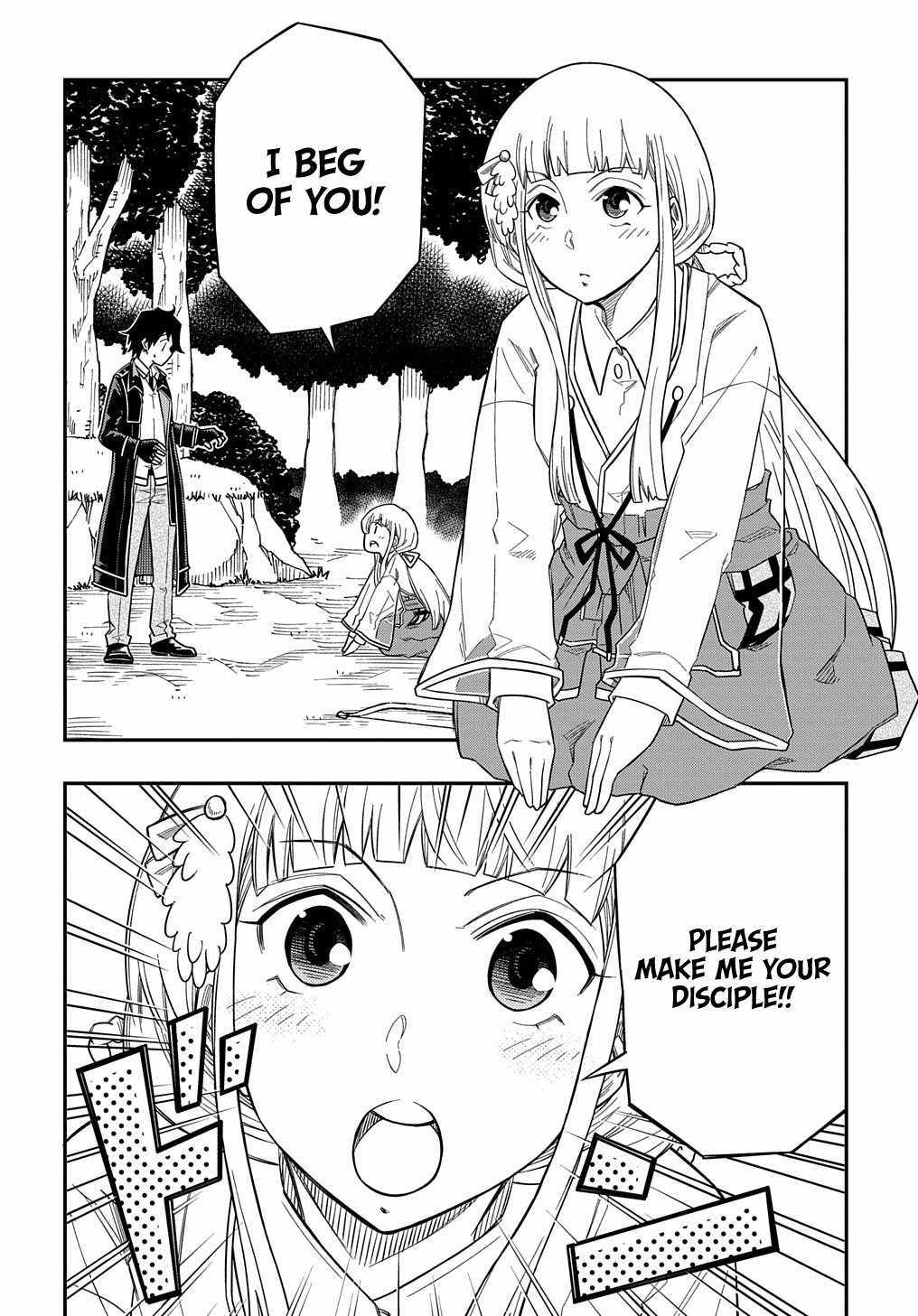 Kiyoubinbou, Jou wo Tateru – Kaitaku Gakuen no Rettousei na no ni, Joukyuu-shoku no Skill to Mahou ga Subete Tsukaemasu @COMIC chapter 13 page 4