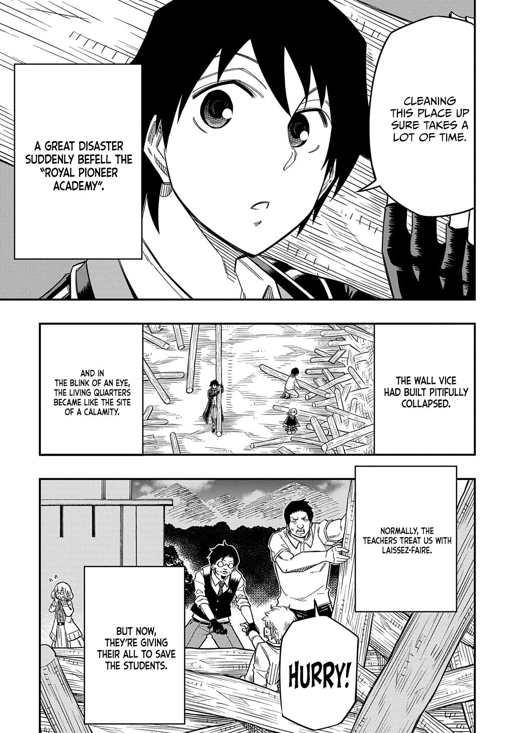 Kiyoubinbou, Jou wo Tateru – Kaitaku Gakuen no Rettousei na no ni, Joukyuu-shoku no Skill to Mahou ga Subete Tsukaemasu @COMIC chapter 17 page 3