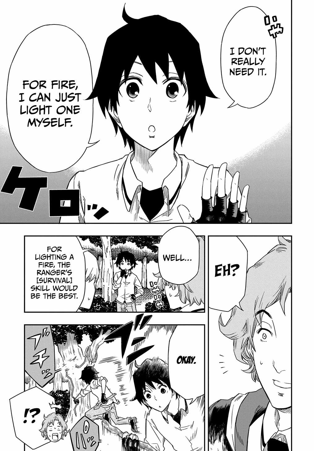 Kiyoubinbou, Jou wo Tateru – Kaitaku Gakuen no Rettousei na no ni, Joukyuu-shoku no Skill to Mahou ga Subete Tsukaemasu @COMIC chapter 3 page 10