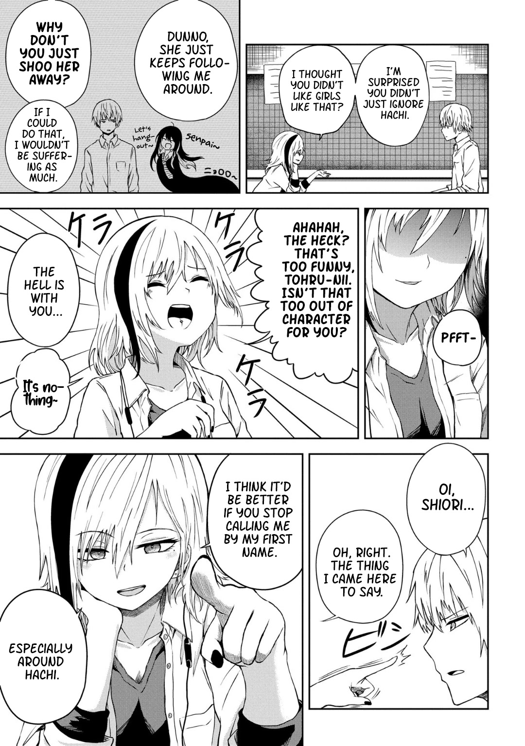 Klutzy, Gullible Nishiga Hachi chapter 11 page 10