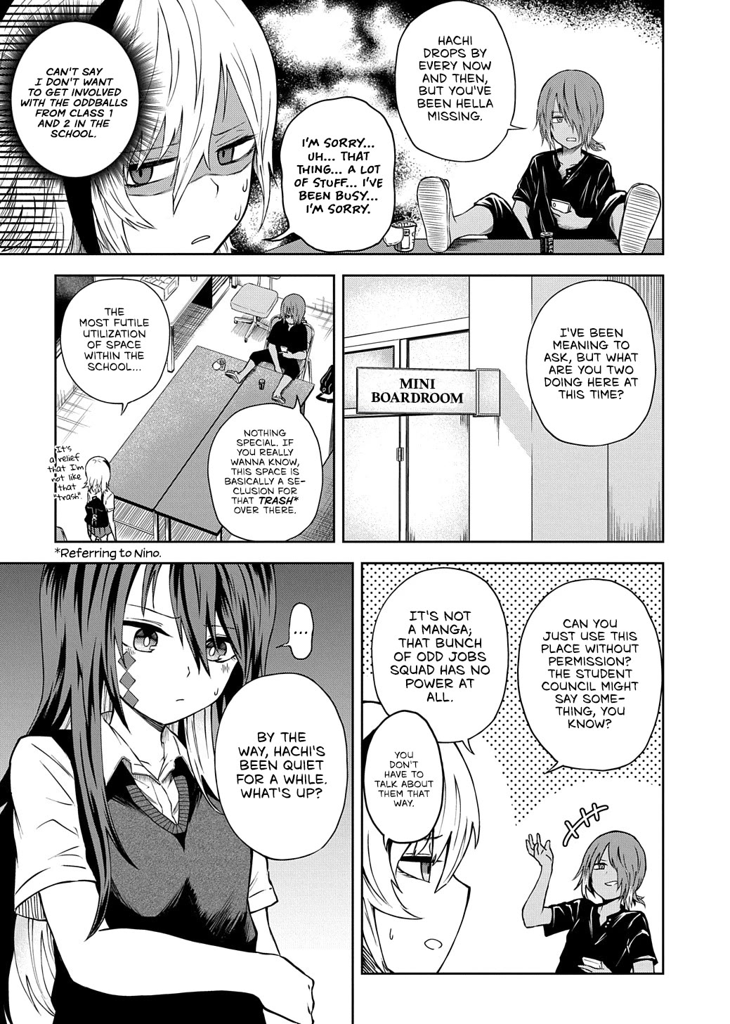 Klutzy, Gullible Nishiga Hachi chapter 15 page 4