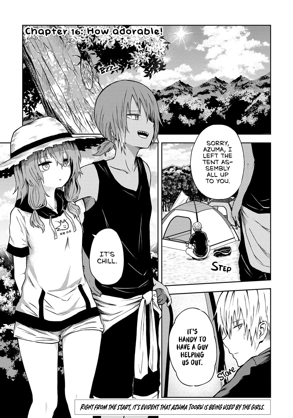 Klutzy, Gullible Nishiga Hachi chapter 16 page 2