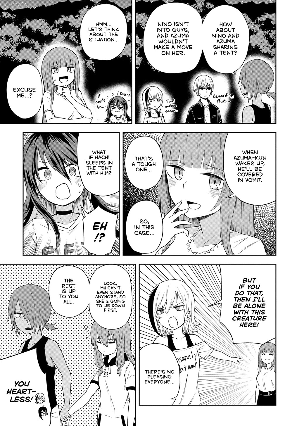 Klutzy, Gullible Nishiga Hachi chapter 18 page 3