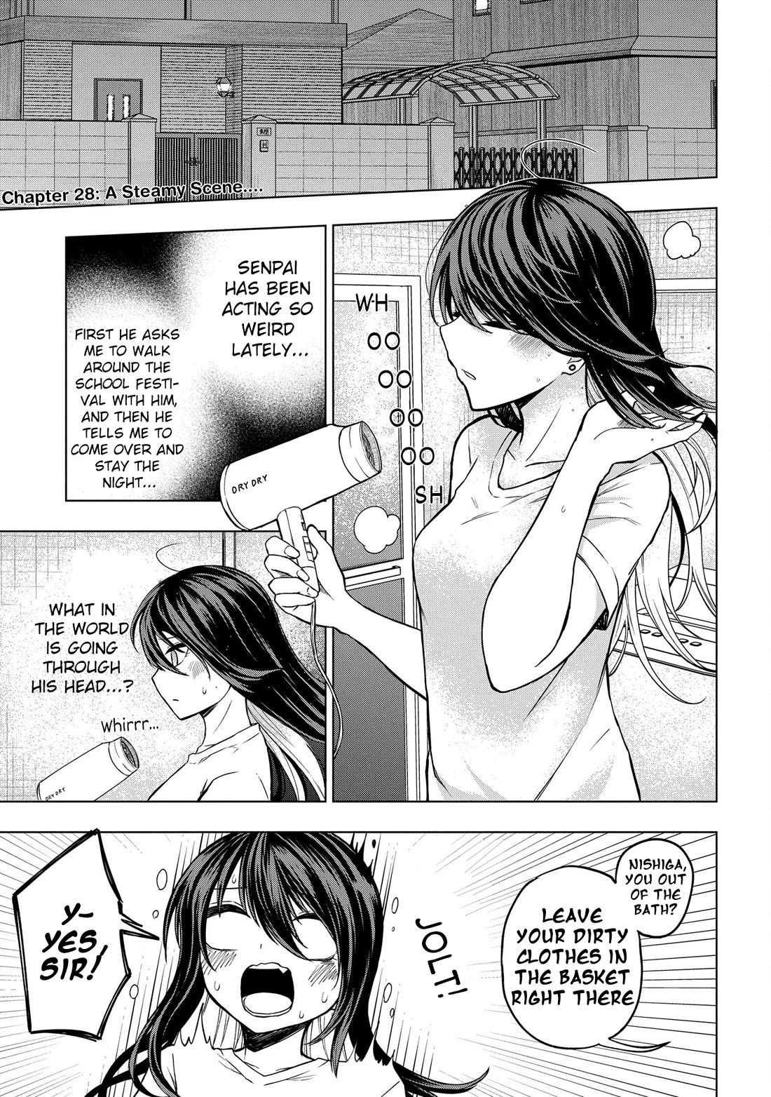 Klutzy, Gullible Nishiga Hachi chapter 28 page 1