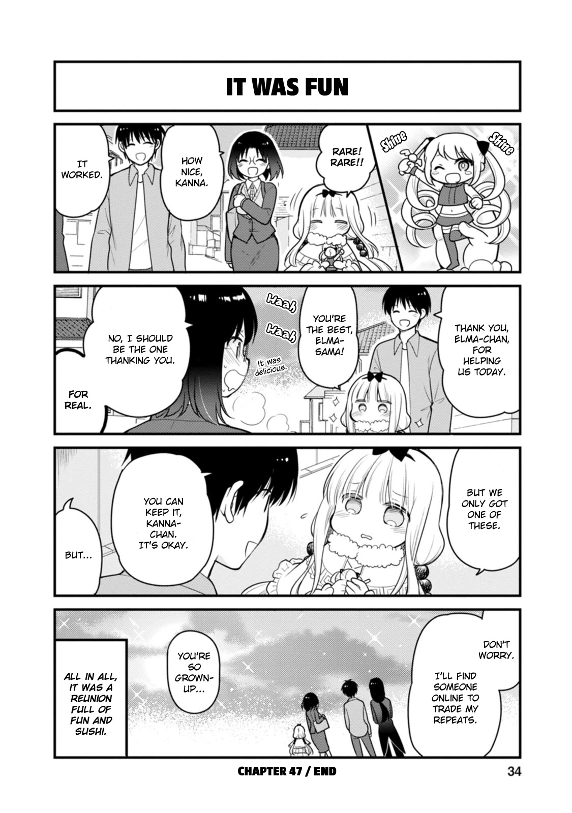 Kobayashi-san chi no Maid Dragon: Elma OL Nikki chapter 47 page 14