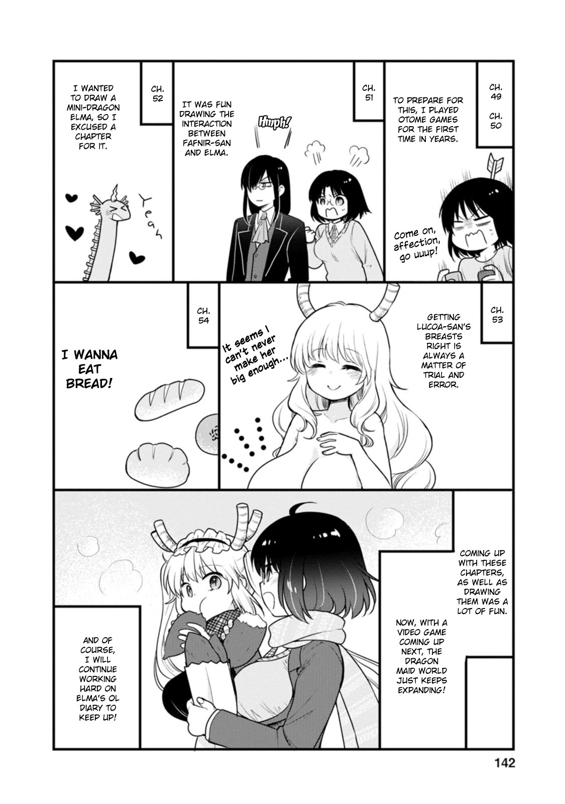 Kobayashi-san chi no Maid Dragon: Elma OL Nikki chapter 54.5 page 2