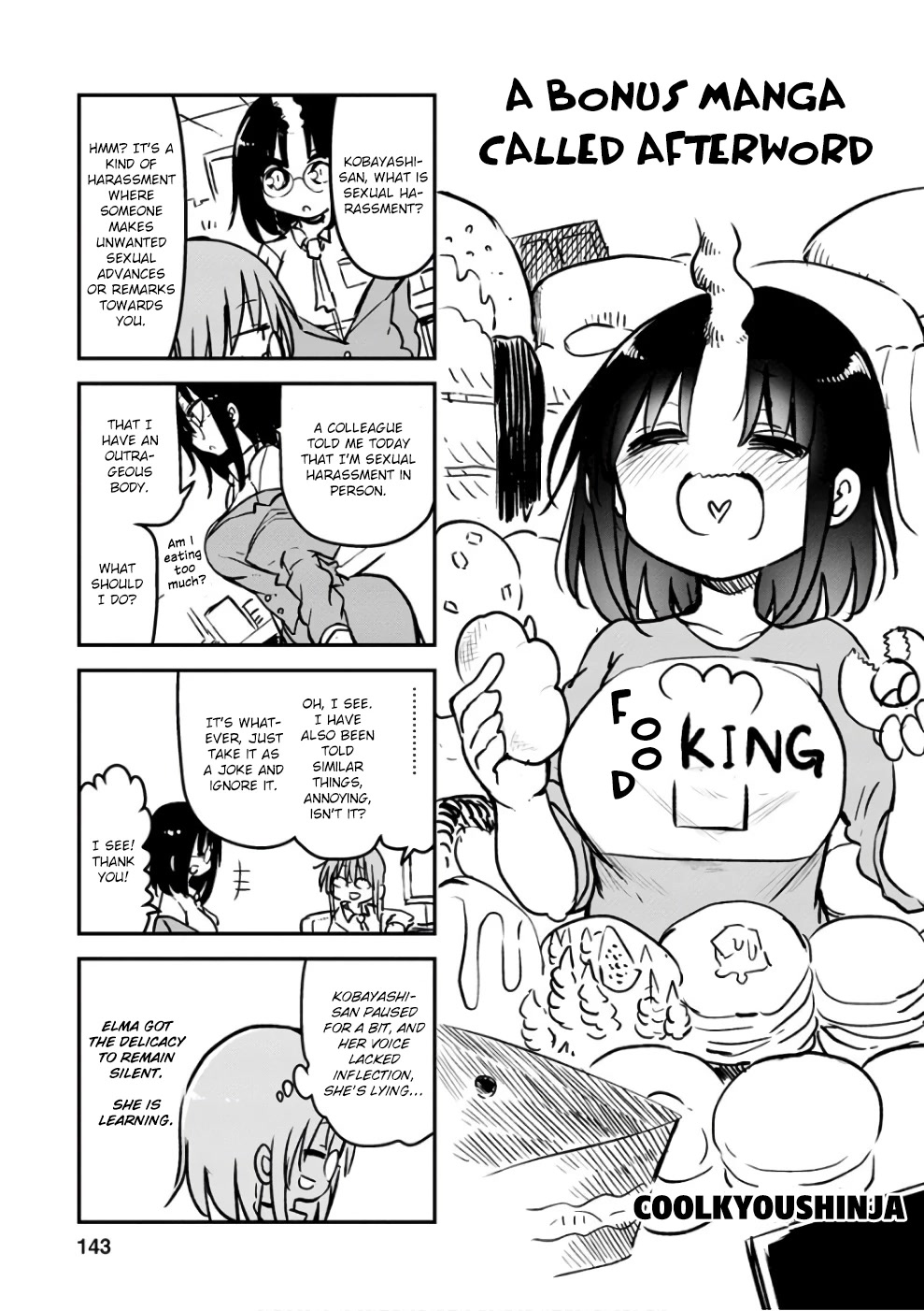 Kobayashi-san chi no Maid Dragon: Elma OL Nikki chapter 9.5 page 3
