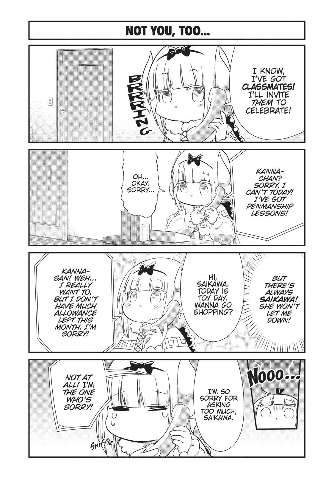 Kobayashi-san Chi no Maid Dragon: Kanna no Nichijou chapter 62 page 9
