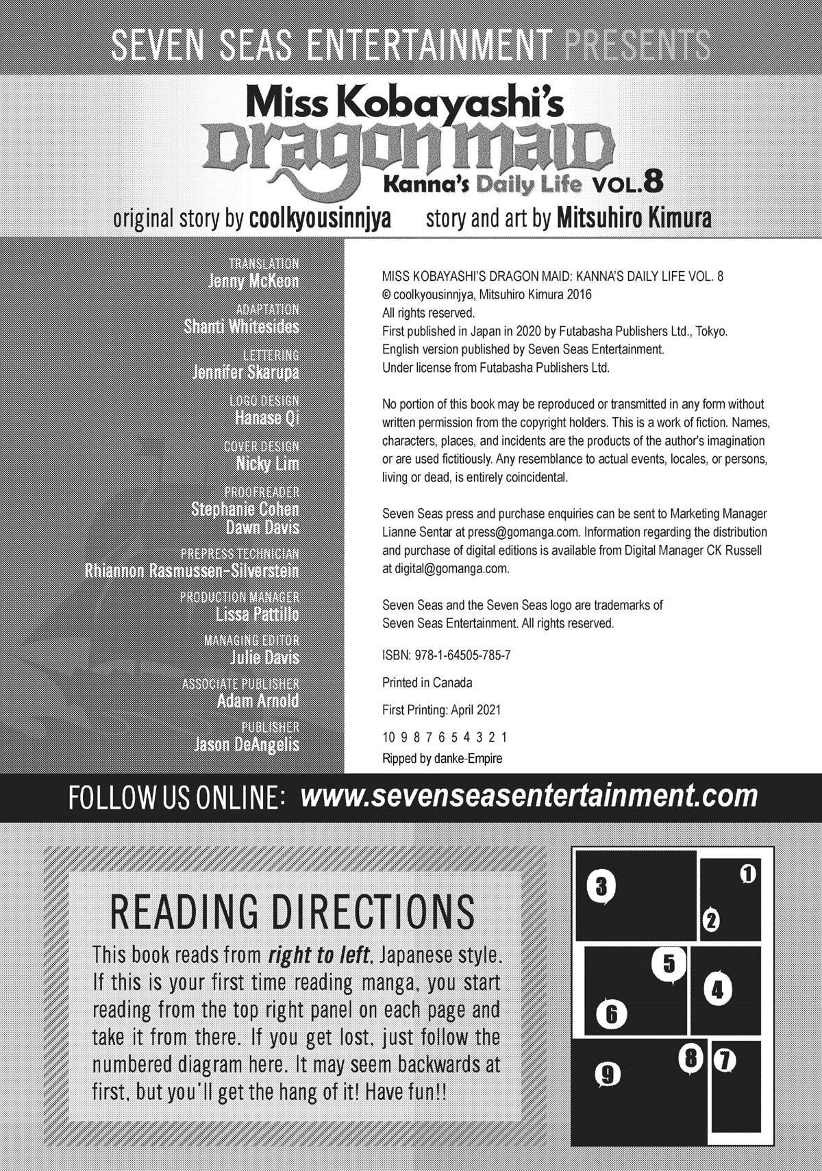 Kobayashi-san Chi no Maid Dragon: Kanna no Nichijou chapter 80.5 page 8